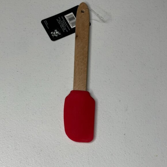 Disney Minnie Mouse Silicone Spatula Red Baking Utensil - Picture 3 of 3